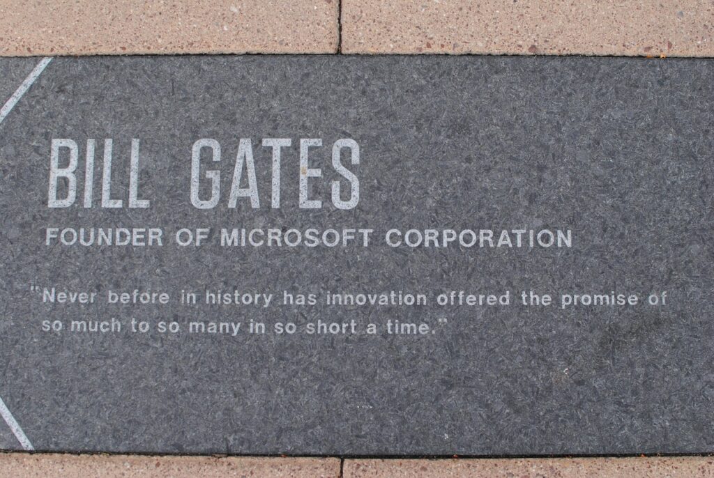 Google Gemini にMicrosoft創業者のビル・ゲイツはどのような人物か聞いてみた