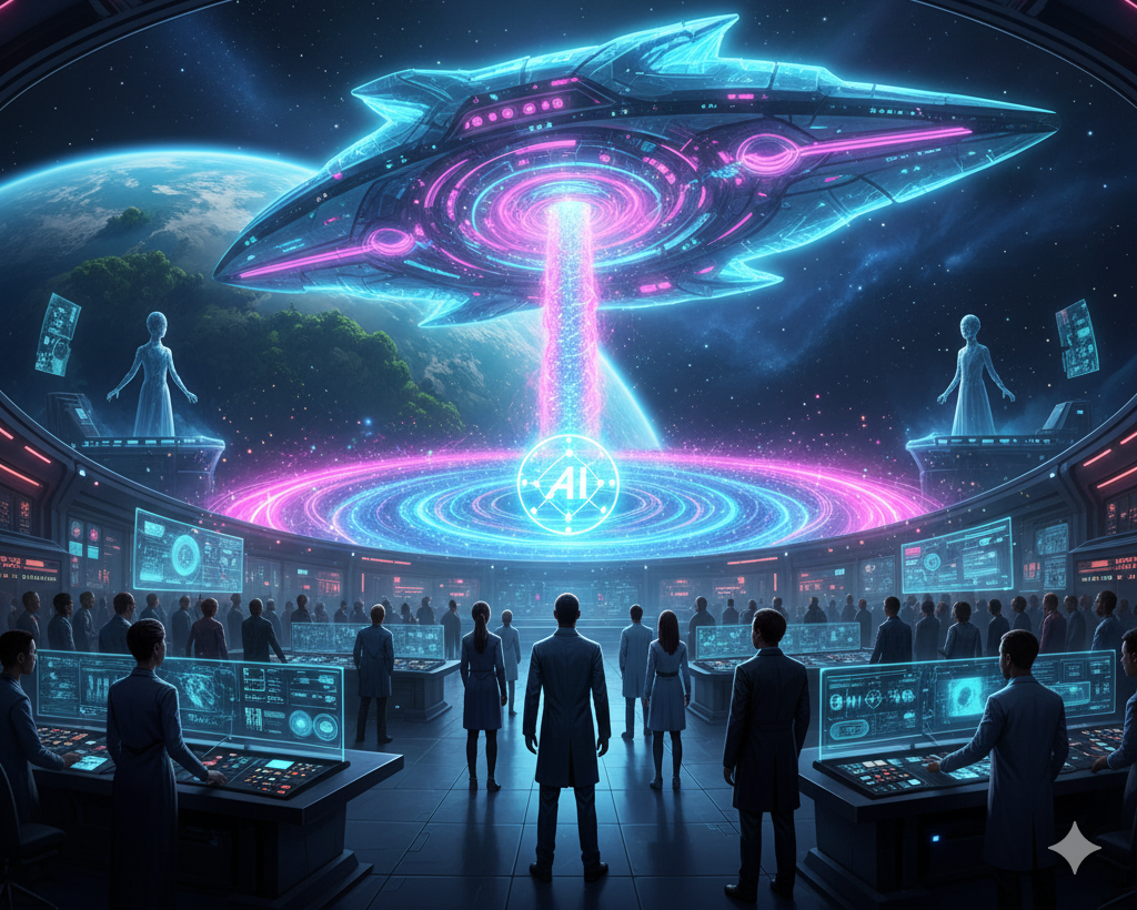 人工知能AIの進化により宇宙人とのファーストコンタクトはどう進展するのか?