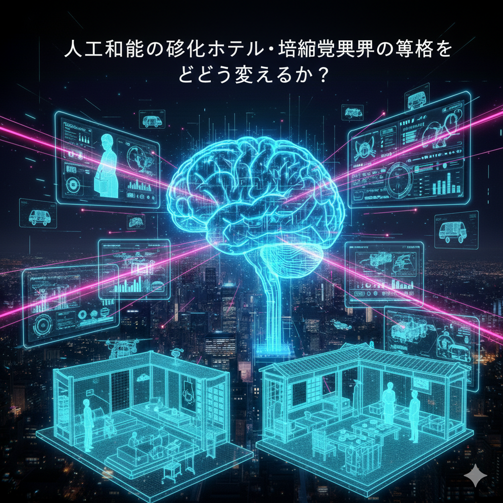 人工知能の進化はホテル・旅館業界の競争をどう変えるか？