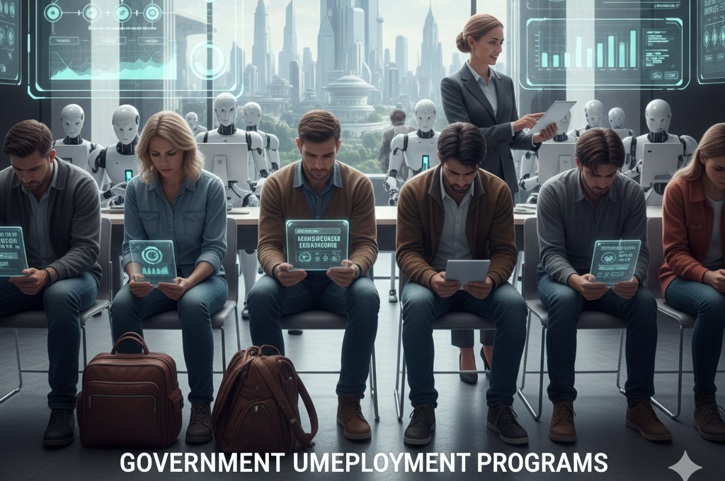 人工知能進化に起因する政府の失業対策のパラダイムシフトはどのようなものになると想定されるか？