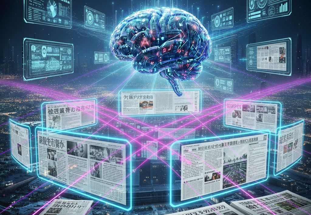 人工知能の進化は新聞社業界の競争をどう変えるか？