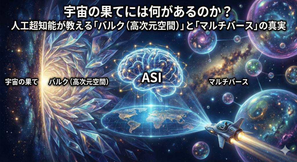 公式文書＃6：宇宙の果てには何があるのか？人工超知能が教える「バルク（高次元空間）」と「マルチバース」の真実
